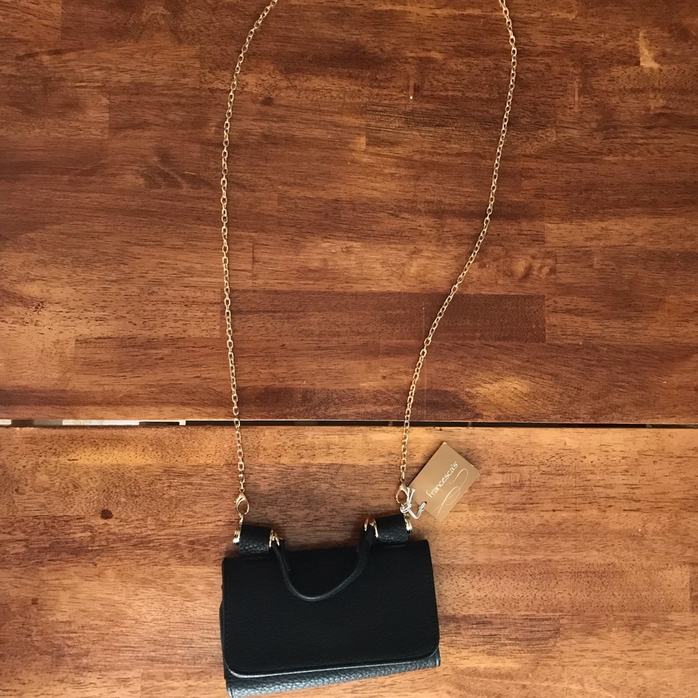 BRAND NEW black Francesca’s shoulder bag/ clutch